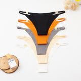 Hot-Selling Sexy Ice Silk Women's Low-Rise Thin Strap Breathable Simple Panties