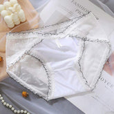Retro Embroidery Breathable Underwear Women's Lace Seductive Comfortable Thong Sexy Hot Mesh Low-rise Hip-Lifting