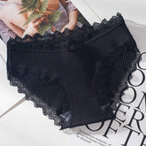 High Quality Cotton Women's Panties Ladies Sexy Girls Female Mature Panty Underwear Lace Briefs Wholesale