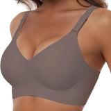 Womens Jelly Bra Comfortable Seamless Bra for Women Wireless Bras with Soft Support Plus Size Bra