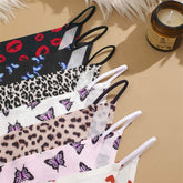 Seamless Women Panties Sexy Low Rise Butterflies Leopard Bikini Briefs Female Ice Silk No Trace Underwear Soft Lingerie