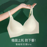 Seamless Sexy Push up Bras Full Coverage Lifting Bras Anti-Sagging Wireless Comfort Bralettes Everyday Bras