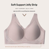 Summer Seamless Bra Underwear Women's No-wire Small-breast Push-up Bra Ice-silk Nylon Sports Fixed-cup Jelly Bra