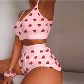 Two-piece Comfortable Pyjamas Women's Sleepwear Pajamas for Women Set