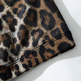 Hot Selling Sexy Womens Sexy Skirts Leopard Printed Ladies Sexy Skirt Elastic Suitable Leopard Sexy Long Skirt