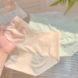 Lightweight Seamless Breathable Nylon Cotton Bow Young Girls' Women's Underwear Women's Sexy Lingerie