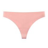 European American Knitted Ice Silk Anti-Bacterial Bikini Panties Women Low-Waist Comfortable Breathable
