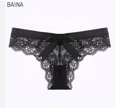 Elastic Waist Thong – Luxury Sheer Lace T-Pants in Plus Sizes