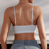 New Arrival Shockproof Adjustable Suspender Soft Outer Wear Sports Tank Top Yoga Gym Camisole Women's Tube Bra