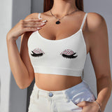Hot Breathable Adjustable Straps Yoga Leisure Camisole Women Cotton Tank Top Bra Daily