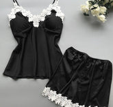Removable Pad Sexy Ladies Underwear Home Pajamas Two-piece Set