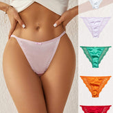 Lace Sexy Solid Soft Breathable Women's Panties See Through Women's Low Waist Seamless Lace Panty