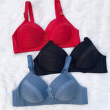 New Product Ideas Plus Size Women's Underwear Wirefree Soft Push-up Bra for Women