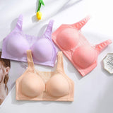Mother's Front Opening Buckle Pregnant Women's Breastfeeding Bra Nursing Bra Nursing Underwear