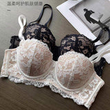 New Design Bras for Women Gathered With Sponge Push up Bra Lace Bra