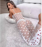 Luxury Women’s Plus Size Summer Pajamas – Elegant Short-Sleeved & Cami 3-Piece Home Wear Set