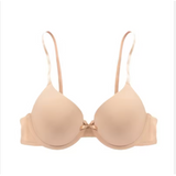 Women’s Premium Nylon Molded Cup Bra – Adjustable Push-Up Support & Anti-Sagging Design (Plus Size)