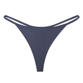 Thong Underwear Women Low Rise Light and Thin Seamless Panties G-string for Ladies