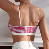 Adjustable Straps Comfort Camisole Softness Tank Top Sports Teenage Girls Bra