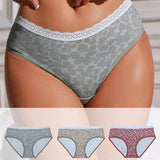 Hot Sale Multi Colors Solid Soft Comfortable Breathable Women's Nylon Panties Daily Floral Mid-Rise Women's Lace Panties