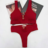 Casual Sports Bra Brief Sets Women's Bra and Panty Set