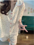 Charming Plaid Pajama Set – Lightweight Women’s Short-Sleeve Top & Shorts Loungewear