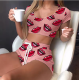 Luxury 2-Piece Satin Robe & Nightdress Set – Elegant Women’s Sleepwear with Sophisticated Lace Detailing