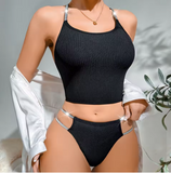 Premium Summer Lingerie Set – Breathable Half-Coverage Push-Up Bra & Elastic Waist Panties