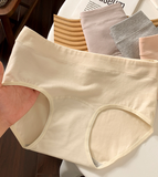 Cotton Lengthened and Widened Women's Underwear 10A Antibacterial Cotton Bottom Crotch Bag Hip Simple Panties