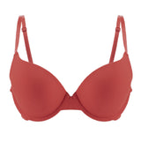 Women's Breathable Smooth Underwire 3/4 Cup Small Chest Push-Up Comfortable Adjustable Anti-Sagging Thin Bra