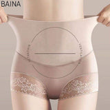 Belly Tightening Butt Lifting Body Shaping Pants High-Waisted for Women Summer Thin Breathable Seamless Underwear