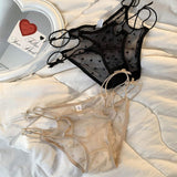Sexy Underwear Lace Hollow-Out Thin Mesh Breathable Comfortable Low-Waist Women's Thong ODM