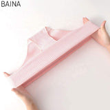 Breathable Crotch for Women Mid-Waist Sexy Striped Girl Briefs Hip-Covering Underwear