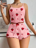 Printed Pajama Set Elegant a Loungewear Set Cheapest Women's Sleepwear
