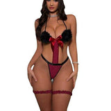 Sex Underwear Three-point Cat Girl Uniform Bed Teasing Suit Seductive Sexy