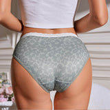 Hot Sale Multi Colors Solid Soft Comfortable Breathable Women's Nylon Panties Daily Floral Mid-Rise Women's Lace Panties