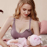 Hot Selling Seamless Sexy Front Open Padded Breastfeeding Maternity Nursing Bra
