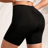 Soft Breathable High-waisted Shaping Hip Lifting Women's Sporty Running Shorts Flat Panties Boyshorts