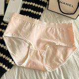 Cotton Female Panties Simple Trendy Briefs Soft Underpants
