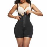 Women's High Waist Plus Size Belly Control Butt Lifter Shapewear Long-Breasted Elastic Zipper Crotch Colombianas Shapewear