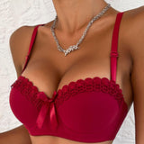 Deep v Sexy Fashion Ladies Sexygather Bra Push up Bra for Women