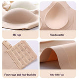 Wire-Free Sporty Solid Push-Up Bra for Women Comfortable Thin Adjustable Soft Support Prevents Sagging Invisible Design