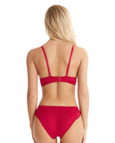 Sexy Xxxx Xxx Solid Padded Gather Women's Panties and Sexy Bra Women's Underwear