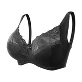 Plus Size Women's Lace Bra Sexy Lingerie G Cup Push up Underwire Ladies Underwear