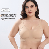 Wire-Free Sporty Solid Push-Up Bra for Women Comfortable Thin Adjustable Soft Support Prevents Sagging Invisible Design