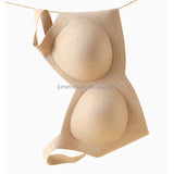 Extra Inclusive Triple Lift Jacquard Bra Full-Coverage Comfort Support Bra for Plus-Size Women