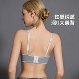 Round Cup Underwear Gather Close Accessory Milk Sexy Beautiful Back One-piece Seamless Thick Cup Bra