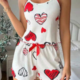 Printed Pajama Set Elegant a Loungewear Set Cheapest Women's Sleepwear