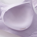 Women's Plus Size Seamless Jelly Gum Bra Cross-Border Foreign Trade Push-Up Effect Thin Wide Shoulder Strap No Steel Ring Large