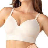 Best Women Plus Size Push up Supportive Bra Comfort Wireless Shaping Bra